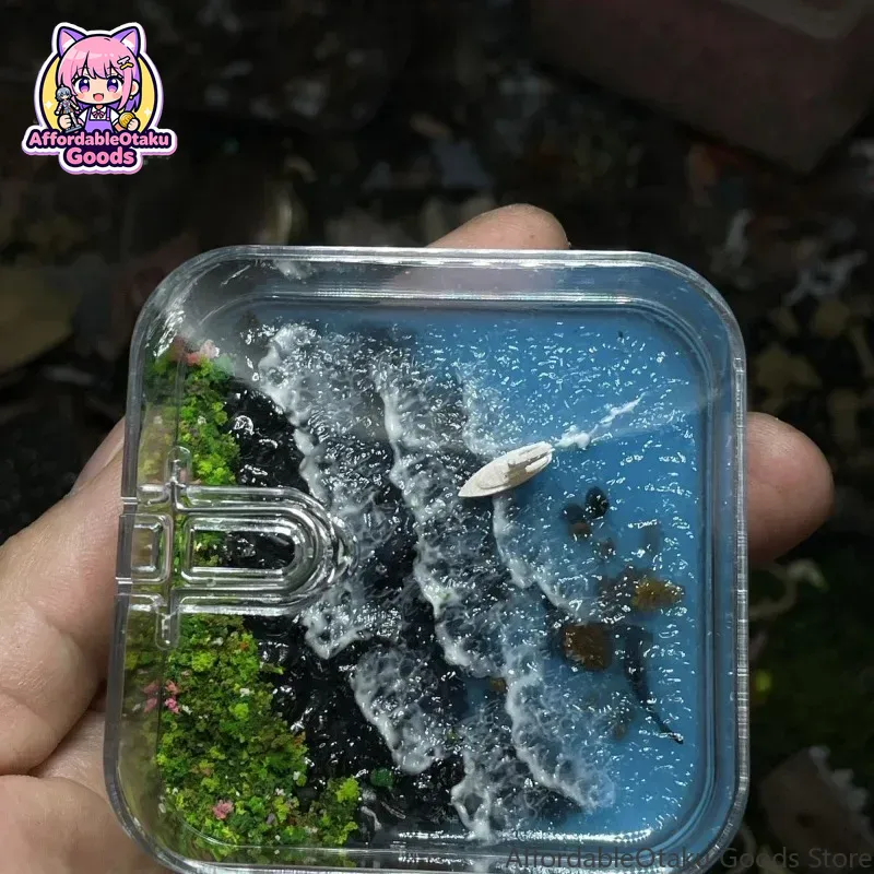 Crafting Resin - Rzeźba z żywicy przedstawiająca ryby w